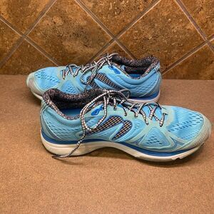 Newton Fate Womens Teal Blue & Black Running Shoes SZ 12 W011615B